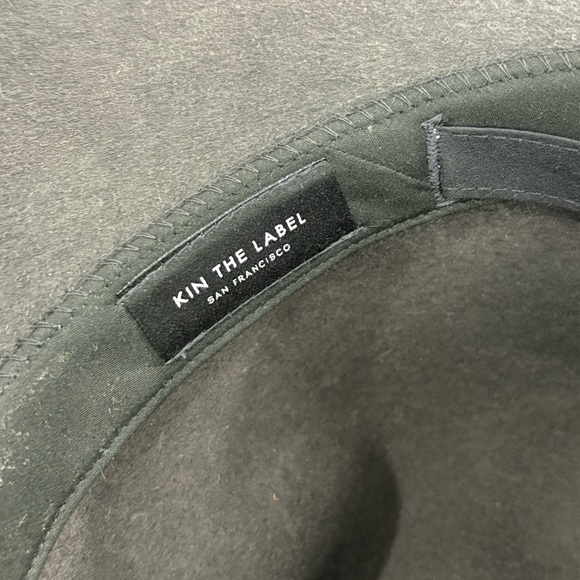 Kin the Label Rainer Felt Wool Fedora Hat - Picture 6 of 7